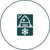 Fish icon with gear symbol underneath.